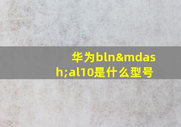 华为bln—al10是什么型号