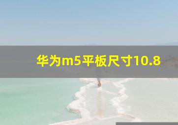 华为m5平板尺寸10.8