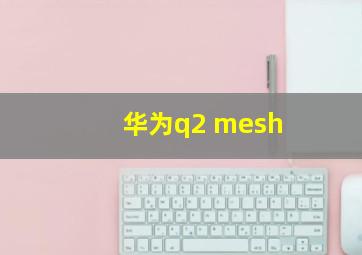 华为q2 mesh