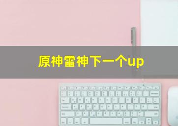 原神雷神下一个up