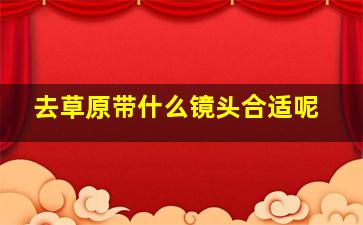 去草原带什么镜头合适呢