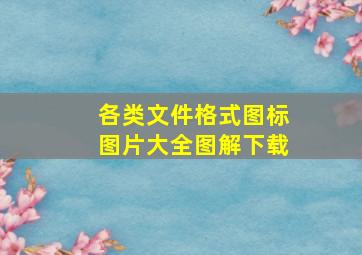 各类文件格式图标图片大全图解下载