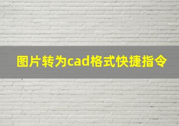 图片转为cad格式快捷指令