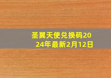 圣翼天使兑换码2024年最新2月12日