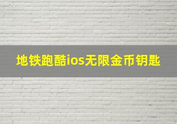 地铁跑酷ios无限金币钥匙