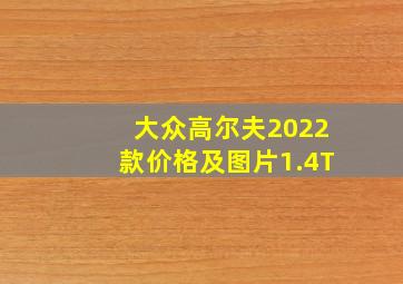 大众高尔夫2022款价格及图片1.4T