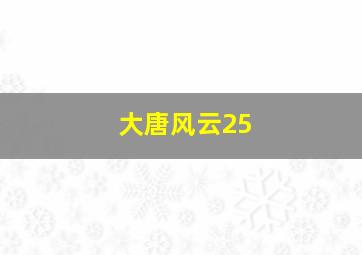 大唐风云25