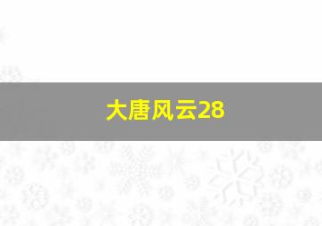 大唐风云28