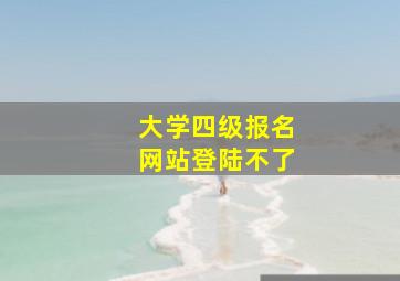 大学四级报名网站登陆不了