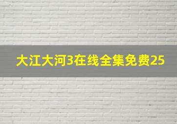 大江大河3在线全集免费25