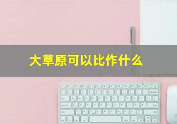 大草原可以比作什么