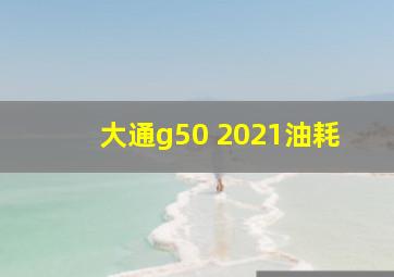 大通g50 2021油耗