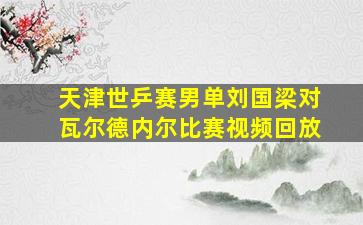 天津世乒赛男单刘国梁对瓦尔德内尔比赛视频回放