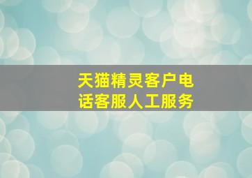 天猫精灵客户电话客服人工服务