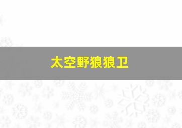 太空野狼狼卫