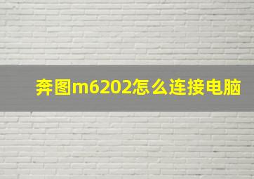 奔图m6202怎么连接电脑