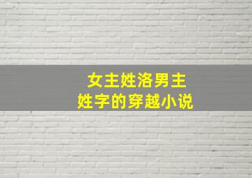 女主姓洛男主姓字的穿越小说