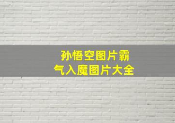 孙悟空图片霸气入魔图片大全