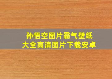 孙悟空图片霸气壁纸大全高清图片下载安卓