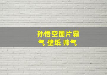 孙悟空图片霸气 壁纸 帅气