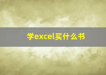 学excel买什么书