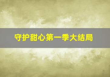 守护甜心第一季大结局