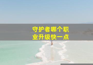 守护者哪个职业升级快一点