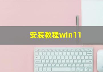 安装教程win11