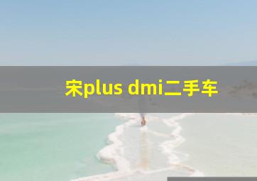 宋plus dmi二手车