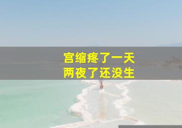 宫缩疼了一天两夜了还没生