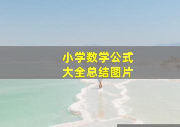 小学数学公式大全总结图片