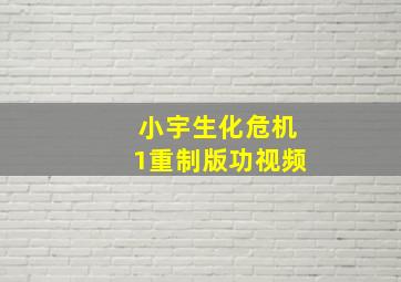 小宇生化危机1重制版功视频