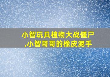 小智玩具植物大战僵尸,小智哥哥的橡皮泥手