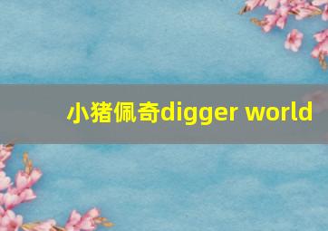 小猪佩奇digger world