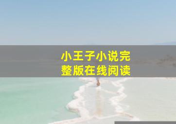 小王子小说完整版在线阅读