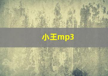 小王mp3