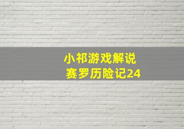 小祁游戏解说赛罗历险记24