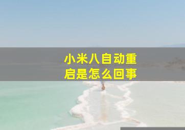 小米八自动重启是怎么回事