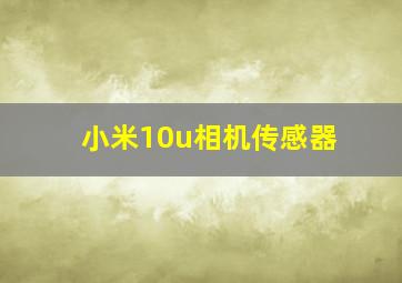 小米10u相机传感器