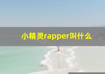 小精灵rapper叫什么