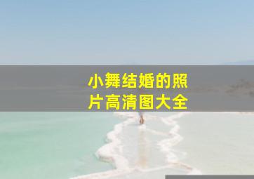 小舞结婚的照片高清图大全