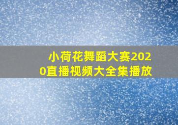 小荷花舞蹈大赛2020直播视频大全集播放