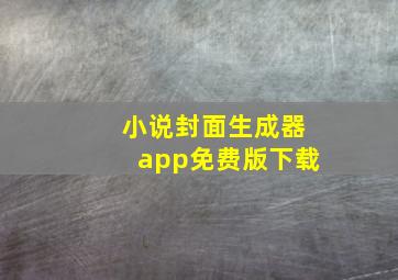 小说封面生成器app免费版下载