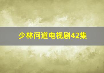 少林问道电视剧42集