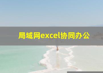 局域网excel协同办公