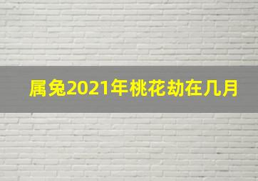 属兔2021年桃花劫在几月