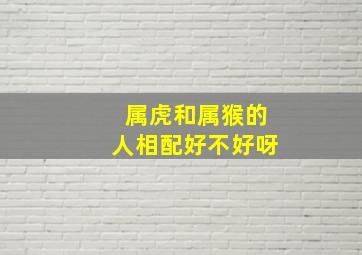 属虎和属猴的人相配好不好呀