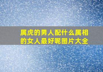 属虎的男人配什么属相的女人最好呢图片大全