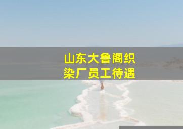 山东大鲁阁织染厂员工待遇