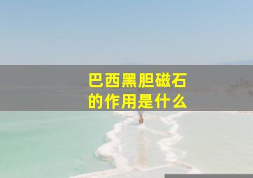 巴西黑胆磁石的作用是什么